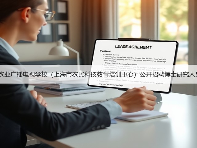 2024年度上海市农业广播电视学校(上海市农民科技教育培训中心)公开招聘博士研究人员公告(第一轮)(图2) 2024年度上海市农业广播电视学校(上海市农民科技教育培训中心)公开招聘博士研究人员公告(第一轮)(图2)