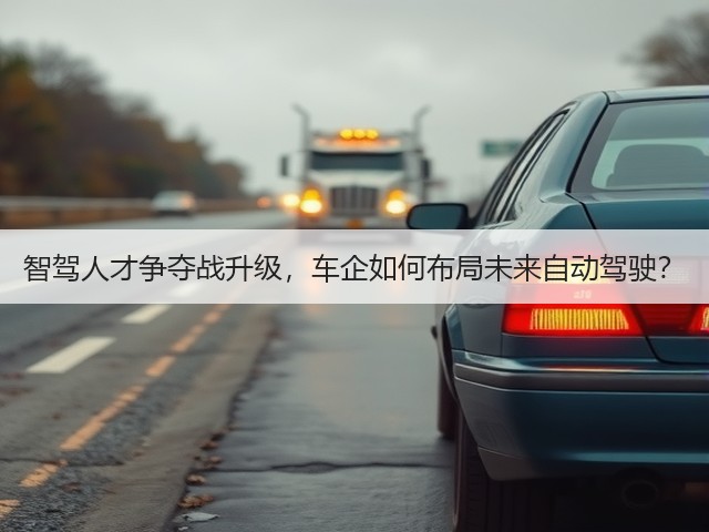 智驾人才争夺战升级,车企如何布局未来自动驾驶?(图2) 智驾人才争夺战升级,车企如何布局未来自动驾驶?(图2)