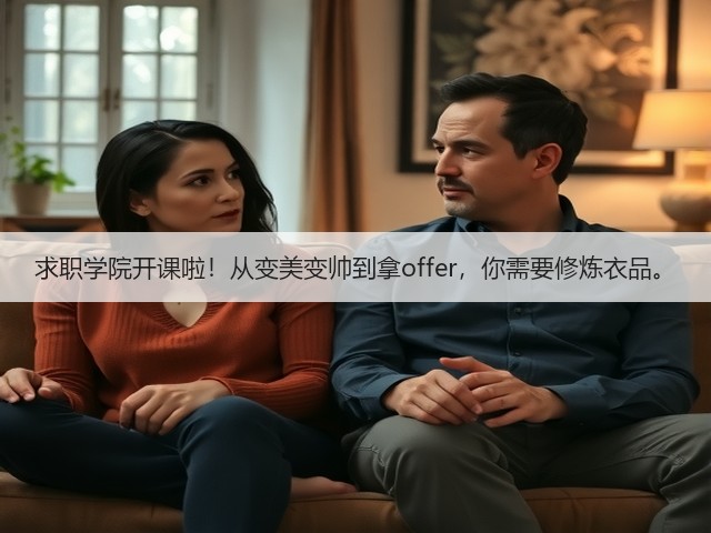 求职学院开课啦！从变美变帅到拿offer，你需要修炼衣品。(图1)