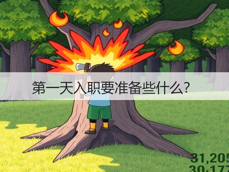 第一天入职要准备些什么？