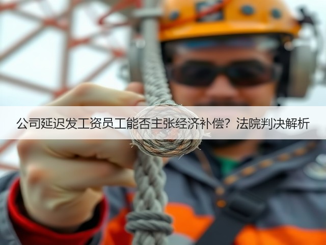公司延迟发工资员工能否主张经济补偿?法院判决解析(图3) 公司延迟发工资员工能否主张经济补偿?法院判决解析(图3)