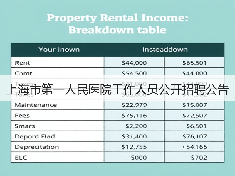 上海市第一人民医院工作人员公开招聘公告