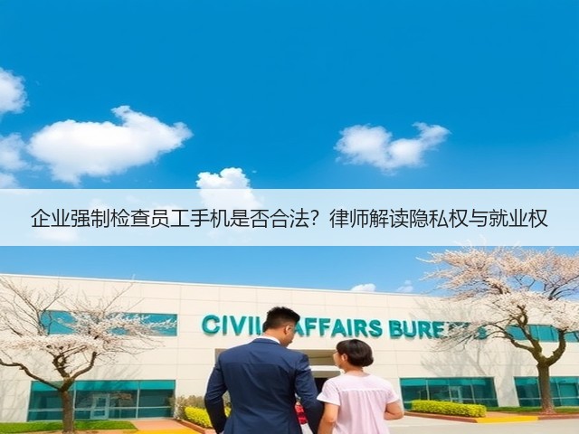企业强制检查员工手机是否合法?律师解读隐私权与就业权(图3) 企业强制检查员工手机是否合法?律师解读隐私权与就业权(图3)