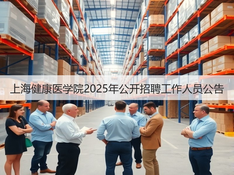 上海健康医学院2025年公开招聘工作人员公告