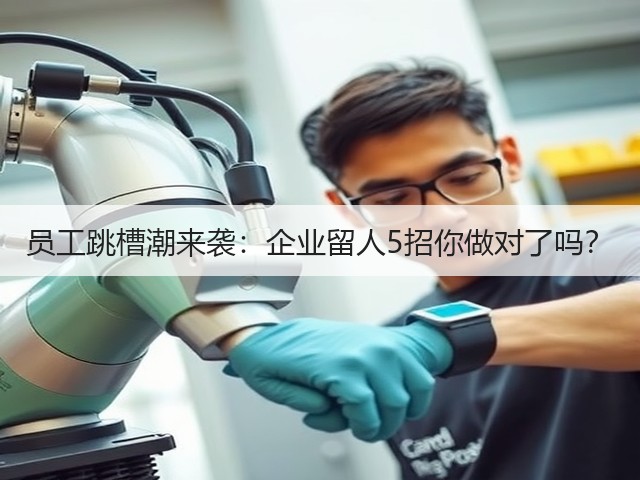 员工跳槽潮来袭:企业留人5招你做对了吗?(图3) 员工跳槽潮来袭:企业留人5招你做对了吗?(图3)