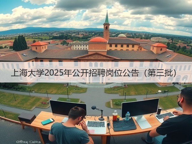 上海大学2025年公开招聘岗位公告(第三批)(图1) 上海大学2025年公开招聘岗位公告(第三批)(图1)
