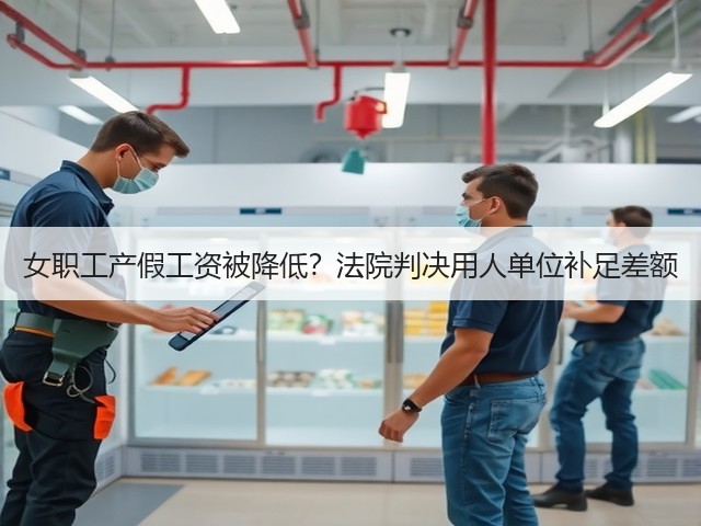 女职工产假工资被降低?法院判决用人单位补足差额(图1) 女职工产假工资被降低?法院判决用人单位补足差额(图1)