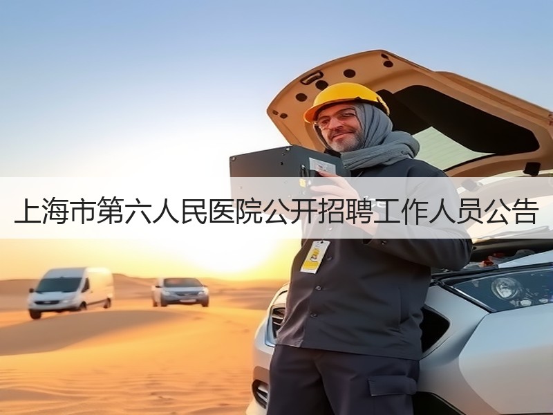 上海市第六人民医院公开招聘工作人员公告