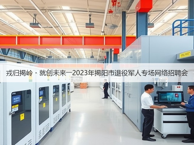 戎归揭岭・就创未来――2023年揭阳市退役军人专场网络招聘会(图2) 戎归揭岭・就创未来――2023年揭阳市退役军人专场网络招聘会(图2)