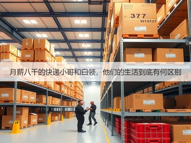 月薪八千的快递小哥和白领,他们的生活到底有何区别(图2) 月薪八千的快递小哥和白领,他们的生活到底有何区别(图2)