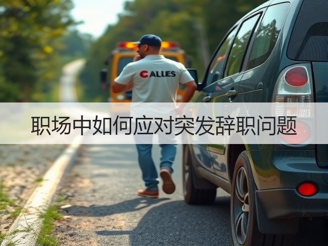 职场中如何应对突发辞职问题(图1)