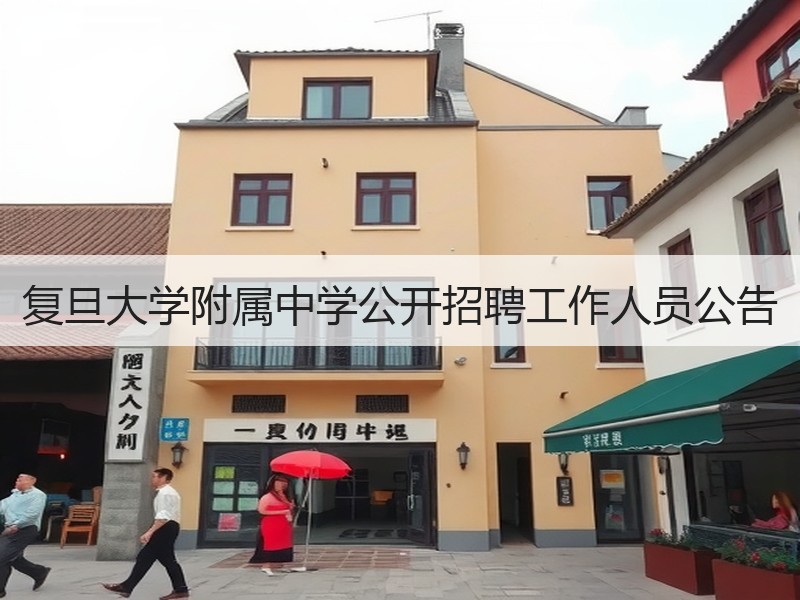 复旦大学附属中学公开招聘工作人员公告