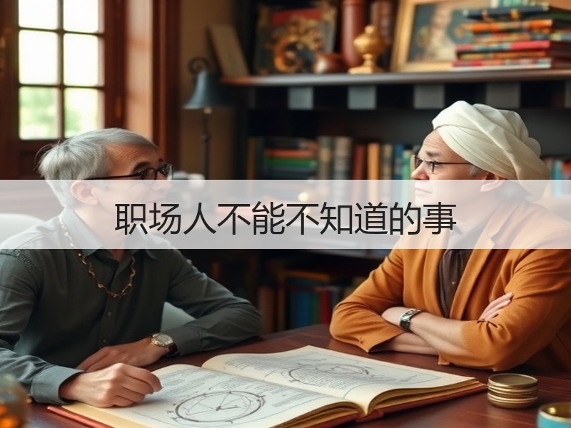 职场人不能不知道的事