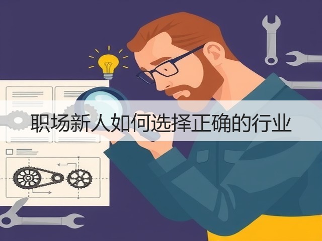 职场新人如何选择正确的行业(图2) 职场新人如何选择正确的行业(图2)