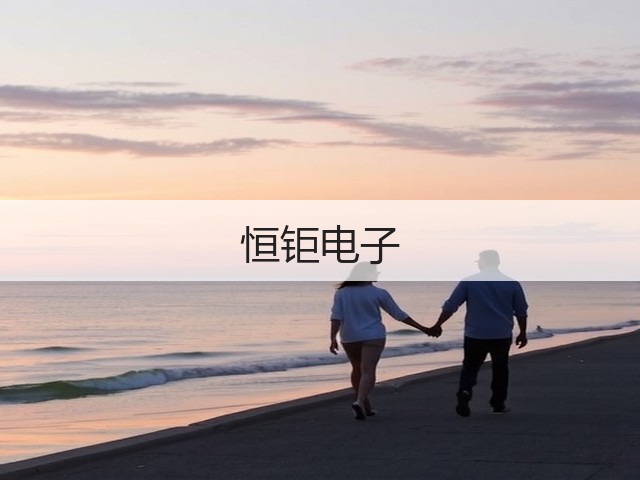 恒钜电子(图3) 恒钜电子(图3)