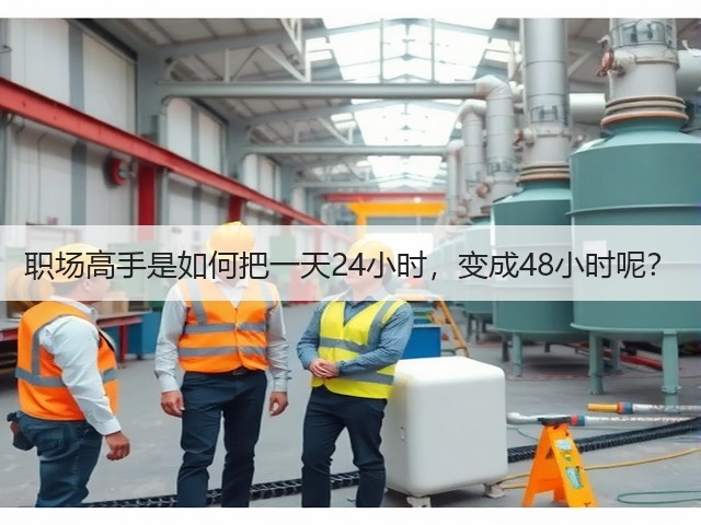 职场高手是如何把一天24小时,变成48小时呢?(图1) 职场高手是如何把一天24小时,变成48小时呢?(图1)