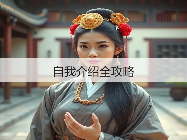 自我介绍全攻略(图3) 自我介绍全攻略(图3)
