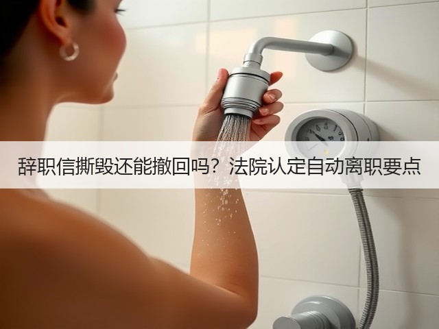 辞职信撕毁还能撤回吗？法院认定自动离职要点(图3)