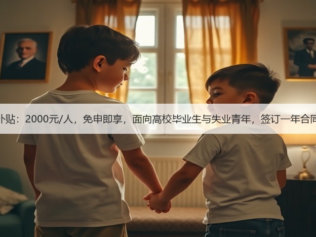一次性吸纳就业补贴：2000元/人，免申即享，面向高校毕业生与失业青年，签订一年合同且按规参保可享(图1)