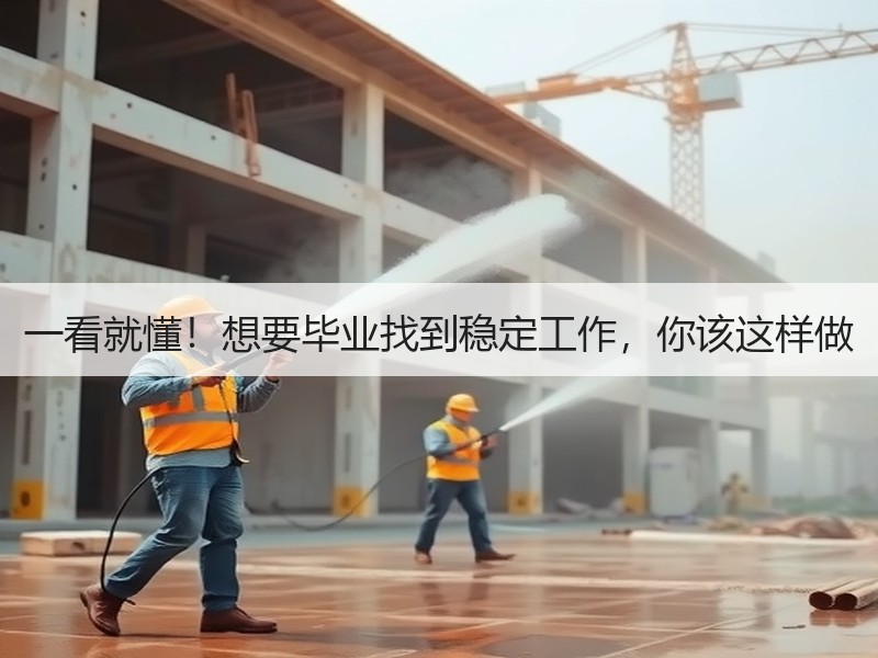 一看就懂！想要毕业找到稳定工作，你该这样做