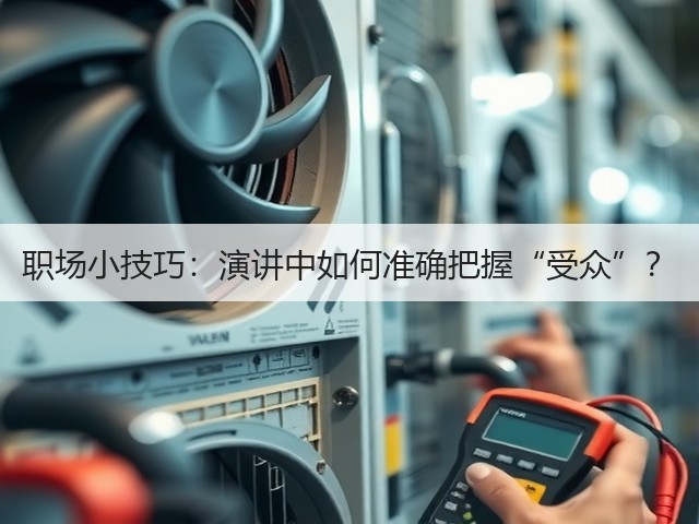职场小技巧:演讲中如何准确把握“受众”?(图1) 职场小技巧:演讲中如何准确把握“受众”?(图1)