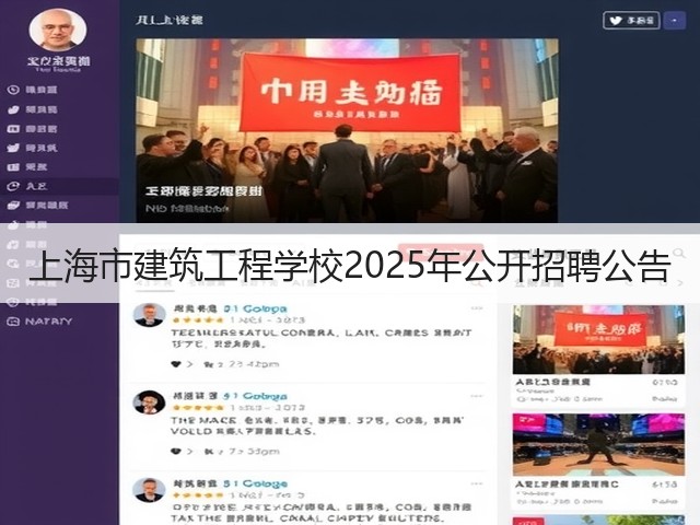 上海市建筑工程学校2025年公开招聘公告(图3)