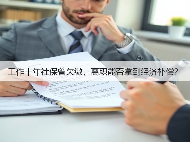 工作十年社保曾欠缴,离职能否拿到经济补偿?(图2) 工作十年社保曾欠缴,离职能否拿到经济补偿?(图2)