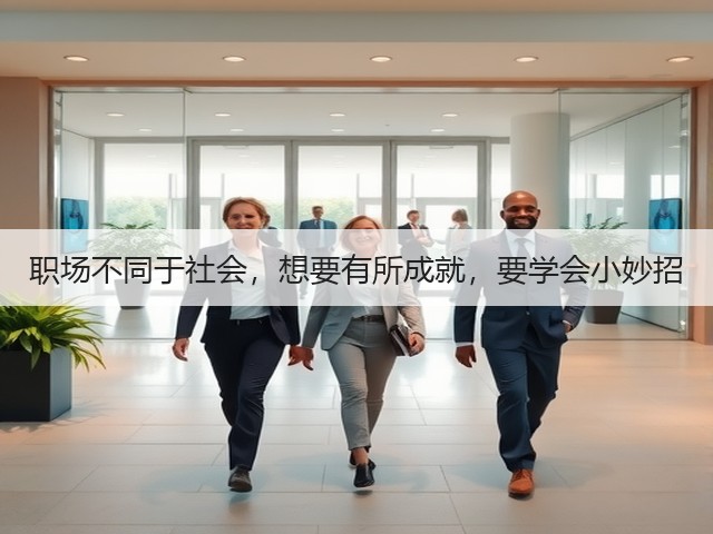 职场不同于社会,想要有所成就,要学会小妙招(图2) 职场不同于社会,想要有所成就,要学会小妙招(图2)