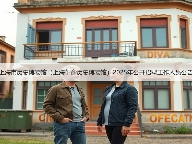 上海市历史博物馆(上海革命历史博物馆)2025年公开招聘工作人员公告(图1) 上海市历史博物馆(上海革命历史博物馆)2025年公开招聘工作人员公告(图1)