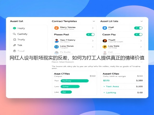 网红人设与职场现实的反差,如何为打工人提供真正的情绪价值(图3) 网红人设与职场现实的反差,如何为打工人提供真正的情绪价值(图3)