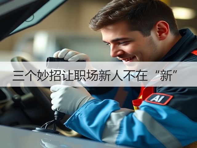 三个妙招让职场新人不在“新”(图1) 三个妙招让职场新人不在“新”(图1)