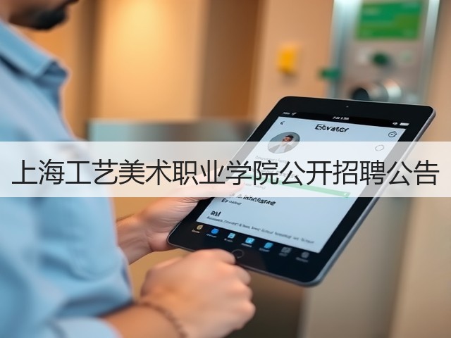 上海工艺美术职业学院公开招聘公告(图1) 上海工艺美术职业学院公开招聘公告(图1)