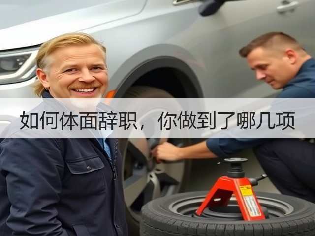 如何体面辞职,你做到了哪几项(图1) 如何体面辞职,你做到了哪几项(图1)