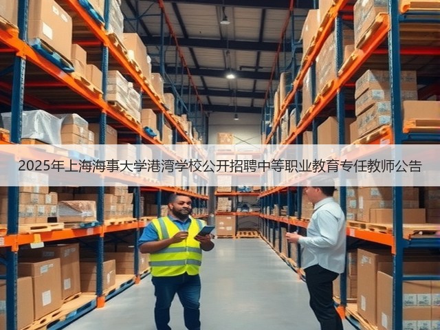 2025年上海海事大学港湾学校公开招聘中等职业教育专任教师公告(图1) 2025年上海海事大学港湾学校公开招聘中等职业教育专任教师公告(图1)