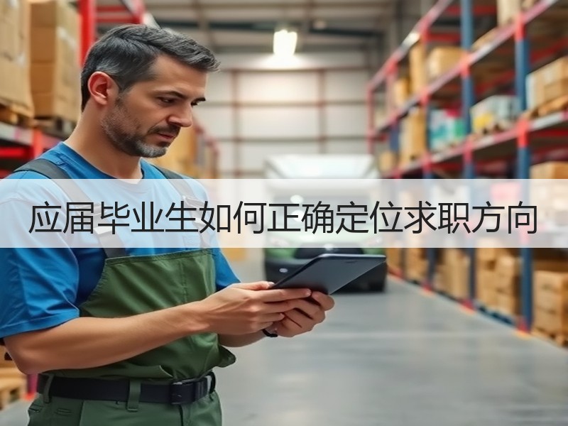 应届毕业生如何正确定位求职方向