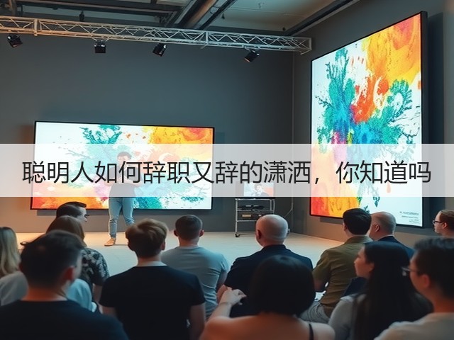 聪明人如何辞职又辞的潇洒，你知道吗(图2)