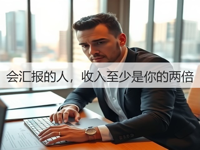 会汇报的人,收入至少是你的两倍(图3) 会汇报的人,收入至少是你的两倍(图3)