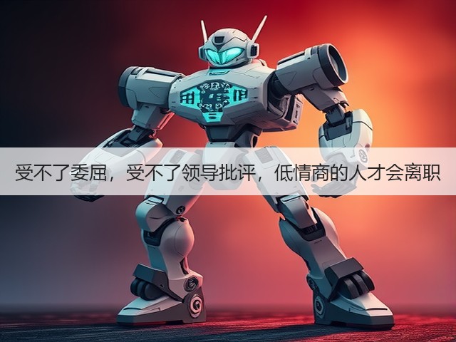 受不了委屈，受不了领导批评，低情商的人才会离职(图3)