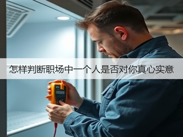 怎样判断职场中一个人是否对你真心实意(图3) 怎样判断职场中一个人是否对你真心实意(图3)