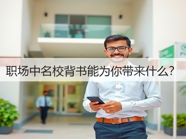 职场中名校背书能为你带来什么?(图1) 职场中名校背书能为你带来什么?(图1)