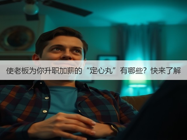使老板为你升职加薪的“定心丸”有哪些？快来了解(图1)