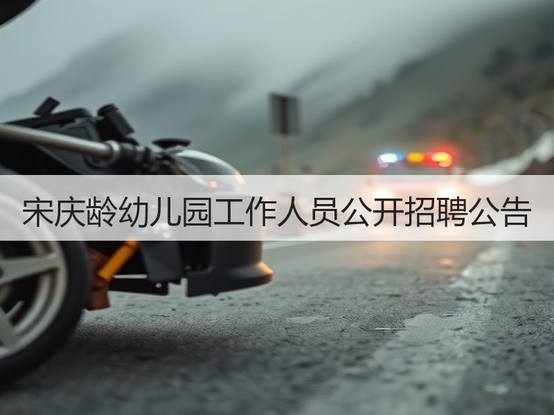 宋庆龄幼儿园工作人员公开招聘公告