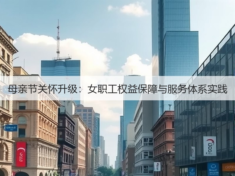 母亲节关怀升级：女职工权益保障与服务体系实践