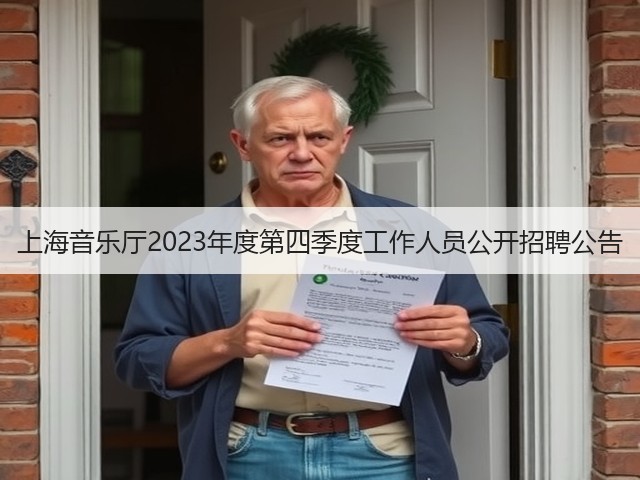 上海音乐厅2023年度第四季度工作人员公开招聘公告(图2) 上海音乐厅2023年度第四季度工作人员公开招聘公告(图2)
