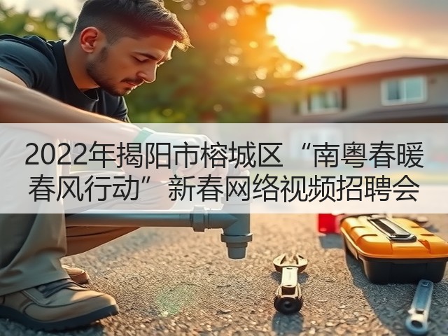 2022年揭阳市榕城区“南粤春暖 春风行动”新春网络视频招聘会(图2) 2022年揭阳市榕城区“南粤春暖 春风行动”新春网络视频招聘会(图2)