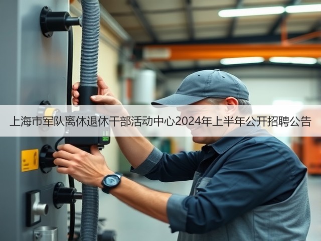上海市军队离休退休干部活动中心2024年上半年公开招聘公告(图1)
