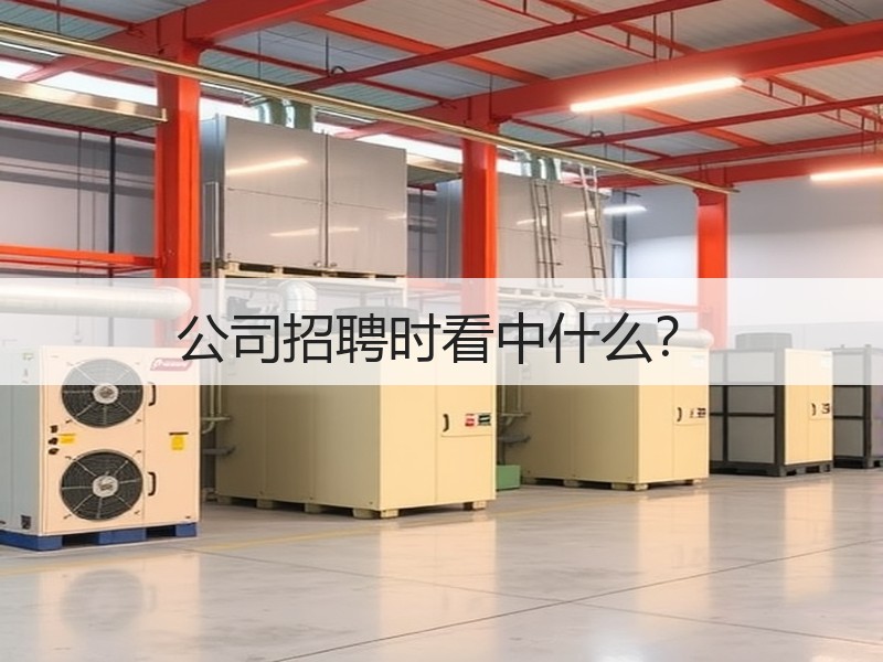 公司招聘时看中什么？