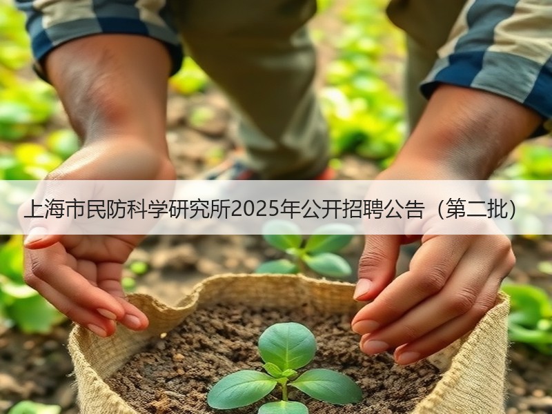上海市民防科学研究所2025年公开招聘公告（第二批）