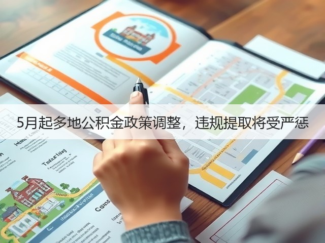 5月起多地公积金政策调整,违规提取将受严惩(图2) 5月起多地公积金政策调整,违规提取将受严惩(图2)