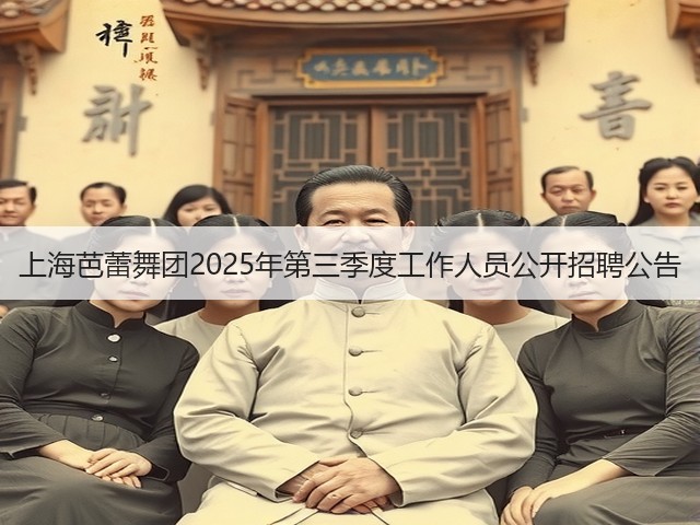 上海芭蕾舞团2025年第三季度工作人员公开招聘公告(图2) 上海芭蕾舞团2025年第三季度工作人员公开招聘公告(图2)